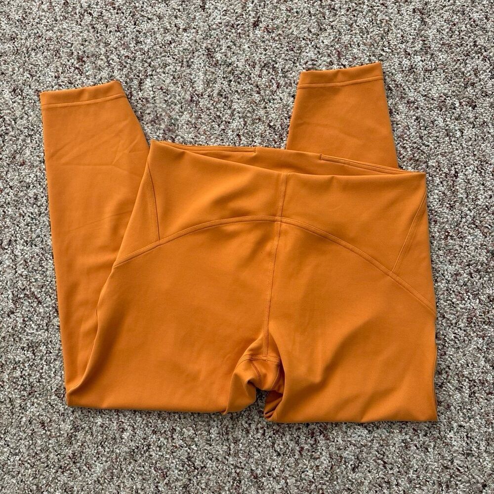 Lululemon InStill High Rise Leggings 25" Autumn Orange Size 14